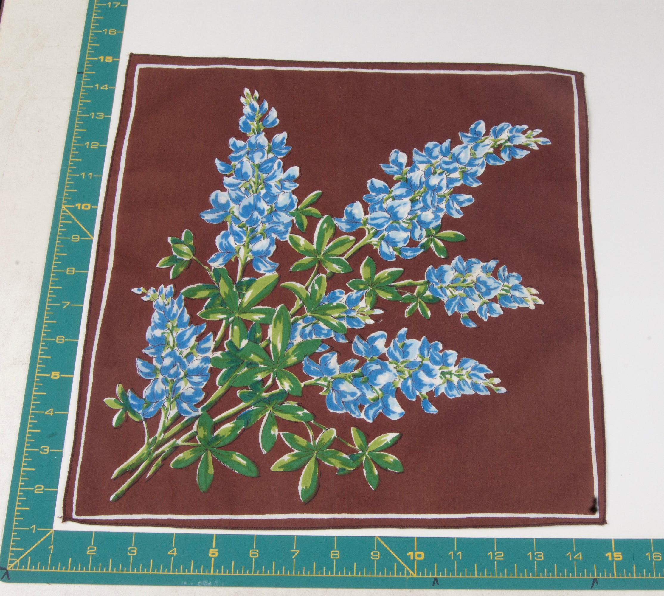 Floral vintage handkerchief - h0235