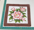 Floral vintage handkerchief - h0236