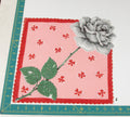 Floral vintage handkerchief - h0247
