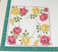 Floral vintage handkerchief - h0249