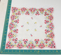 Floral vintage handkerchief - h0256