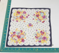 Floral vintage handkerchief - h0260