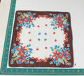 Floral vintage handkerchief - h0264