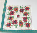 Floral vintage handkerchief - h0269