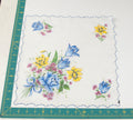 Floral vintage handkerchief - h0278