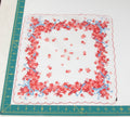 Floral vintage handkerchief - h0281