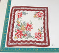 Floral vintage handkerchief - h0283