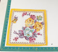 Floral vintage handkerchief - h0293