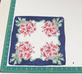 Floral vintage handkerchief - h0296