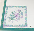 Floral vintage handkerchief - h0300