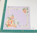 Floral vintage handkerchief - h0301