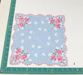 Floral vintage handkerchief - h0304