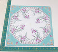 Floral vintage handkerchief - h0308