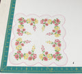 Floral vintage handkerchief - h0311