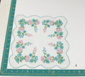 Floral vintage handkerchief - h0312