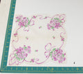 Floral vintage handkerchief - h0313