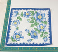Floral vintage handkerchief - h0314