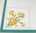 Floral vintage handkerchief - h0317