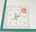 Floral vintage handkerchief - h0319