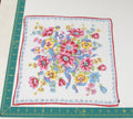 Floral vintage handkerchief - h0321