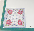 Floral vintage handkerchief - h0323