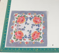 Floral vintage handkerchief - h0326