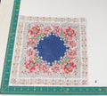 Floral vintage handkerchief - h0328