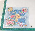 Floral vintage handkerchief - h0331