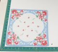 Floral vintage handkerchief - h0338