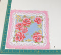 Floral vintage handkerchief - h0342