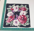 Floral vintage handkerchief - h0350
