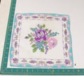 Floral vintage handkerchief - h0355