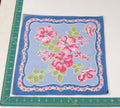 Floral vintage handkerchief - h0356