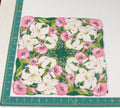 Floral vintage handkerchief - h0357