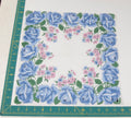 Floral vintage handkerchief - h0361