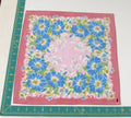 Floral vintage handkerchief - h0365
