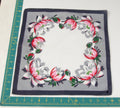 Floral vintage handkerchief - h0366