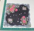 Floral vintage handkerchief - h0369