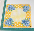Floral vintage handkerchief - h0371