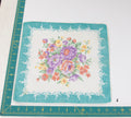 Floral vintage handkerchief - h0373