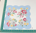 Floral vintage handkerchief - h0380