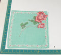 Floral vintage handkerchief - h0385