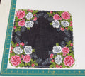 Floral vintage handkerchief - h0386