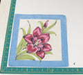 Floral vintage handkerchief - h0387