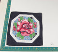 Floral vintage handkerchief - h0390