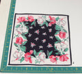 Floral vintage handkerchief - h0391