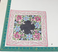Floral vintage handkerchief - h0396