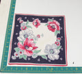 Floral vintage handkerchief - h0397