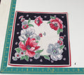 Floral vintage handkerchief - h0398