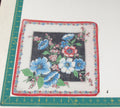 Floral vintage handkerchief - h0401